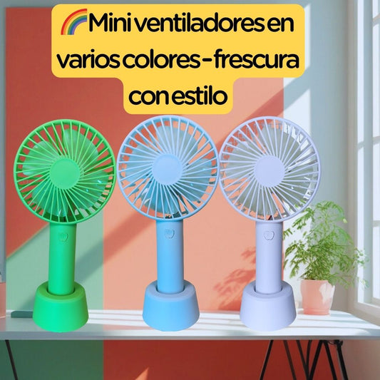 Bris Go – Mini Ventilador de Escritorio USB | Frescura al instante
